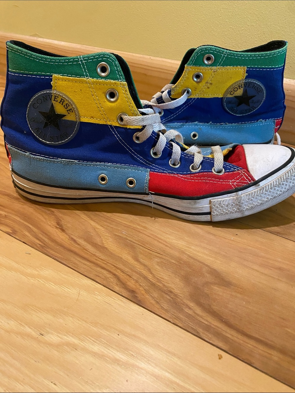Converse High Top Sneakers Patchwork colorful bright